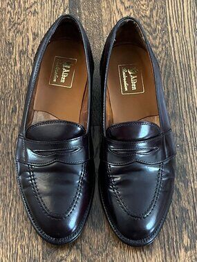 Alden 684 Full Strap Penny Loafer (Color 8 Shell Cordovan) 10.5 B/D
